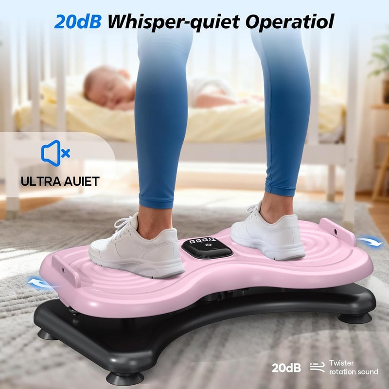 yolid 2025 New Waist Twister Machine Exercise,Waist Twister Fitness Tool with LCD Display& Resistance Bands for Core Exercise,300LB Home Gym Equipment for Slim Waist & Belly Fat - Image 4